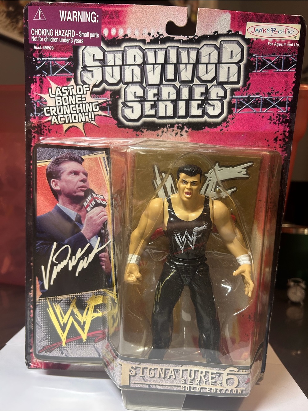 WWF Survivor Series Signature Collection Action Figure - Black & Tan